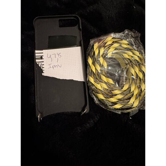 Bandolier iPhone 6,7& 8 Haley wallet case &
Zoey yellow braided leather strap - Picture 2 of 6